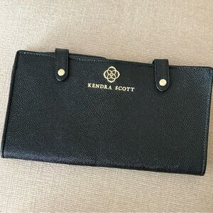 Kendra Scott Black Jewelry Organizer with Gold Details